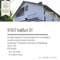 1-2 Familienhaus in 97437 Haßfurt OT